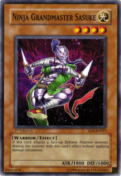 Ninja Grandmaster Sasuke - Structure Deck: Warrior's Triumph (Common) [SD5-015]