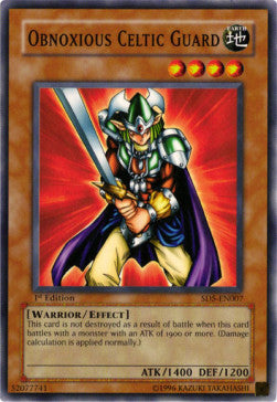 Obnoxious Celtic Guard⁣ - Structure Deck: Warrior's Triumph⁣ (Common)⁣ [007]