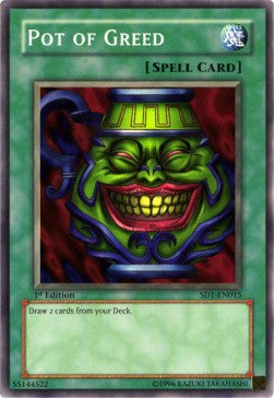 Pot of Greed - Structure Deck: Dragon's Roar (Common) [SD1-015]