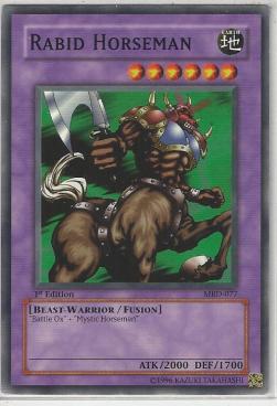 Rabid Horseman (V.2 - Common)⁣ - Metal Raiders⁣ (Common)⁣ [077]
