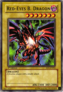 Red-Eyes Black Dragon⁣ - Structure Deck: Dragon's Roar⁣ (Common)⁣ [002]