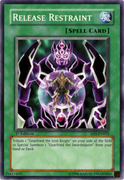 Release Restraint⁣ - Structure Deck: Warrior's Triumph⁣ (Common)⁣ [032]