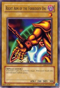 Right Arm of the Forbidden One - Dark Beginning 1 (Common) [DB1-137]