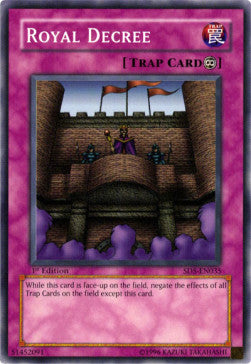 Royal Decree⁣ - Structure Deck: Warrior's Triumph⁣ (Common)⁣ [035]