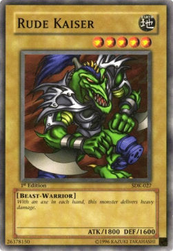Rude Kaiser (V.2 - Common)⁣ - Starter Deck: Kaiba⁣ (Common)⁣ [027]