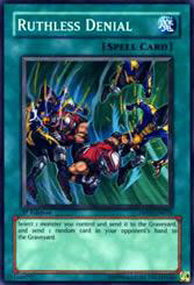 Ruthless Denial⁣ - Duelist Pack: Zane Truesdale⁣ (Super Rare)⁣ [024]