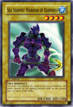Sea Serpent Warrior of Darkness - Structure Deck: Fury From The Deep (Common) [SD4-003]