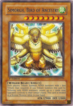 Simorgh, Bird of Ancestry - Light of Destruction (Rare) [LODT-039]
