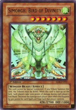 Simorgh, Bird of Divinity⁣ - Structure Deck: Lord of the Storm⁣ (Ultra Rare)⁣ [001]