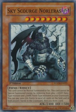 Sky Scourge Norleras (V.1 - Super Rare)⁣ - Force of the Breaker⁣ (Super Rare)⁣ [022]