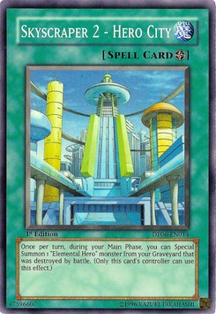 Skyscraper 2 - Hero City - Duelist Pack: Jaden Yuki 3 (Super Rare) [DP06-014]