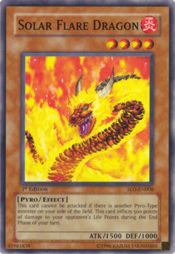Solar Flare Dragon⁣ - Structure Deck: Blaze of Destruction⁣ (Common)⁣ [008]
