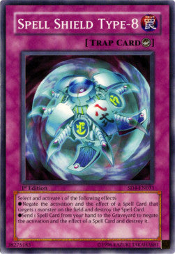 Spell Shield Type-8⁣ - Structure Deck: Fury From The Deep⁣ (Common)⁣ [031]