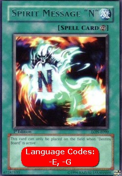 Spirit Message "N" (V.1 - Rare)⁣ - Labyrinth of Nightmare⁣ (Rare)⁣ [090]