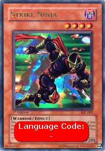 Strike Ninja (V.1 - Ultra Rare)⁣ - Invasion of Chaos⁣ (Ultra Rare)⁣ [007]
