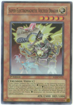 Super-Electromagnetic Voltech Dragon (V.1 - Super Rare)⁣ - Enemy of Justice⁣ (Super Rare)⁣ [031]