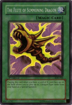 The Flute of Summoning Dragon (V.2 - Super Rare)⁣ - Starter Deck: Kaiba⁣ (Super Rare)⁣ [042]