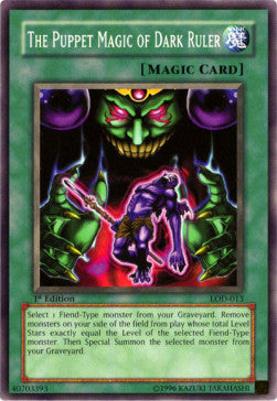 The Puppet Magic of Dark Ruler (V.1 - Common)⁣ - Legacy of Darkness⁣ (Common)⁣ [013]