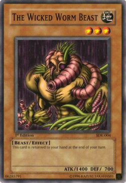 The Wicked Worm Beast (V.2 - Common)⁣ - Starter Deck: Kaiba⁣ (Common)⁣ [004]