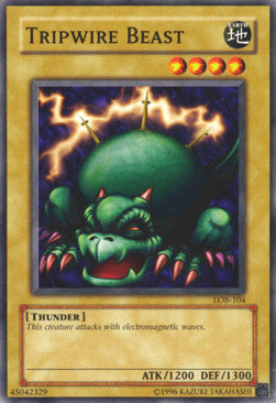 Tripwire Beast (V.2 - Common)⁣ - Legend of Blue Eyes White Dragon⁣ (Common)⁣ [104]