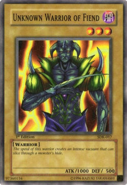 Unknown Warrior of Fiend (V.2 - Common)⁣ - Starter Deck: Kaiba⁣ (Common)⁣ [017]