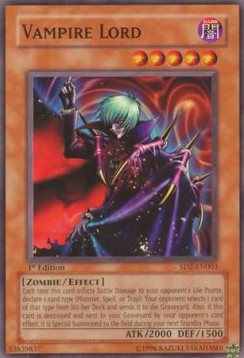 Vampire Lord⁣ - Structure Deck: Zombie Madness⁣ (Common)⁣ [003]