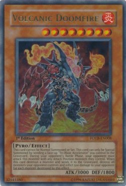 Volcanic Doomfire (V.1 - Ultra Rare)⁣ - Force of the Breaker⁣ (Ultra Rare)⁣ [008]