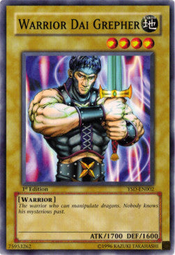 Warrior Dai Grepher⁣ - Starter Deck: GX 2006⁣ (Common)⁣ [002]