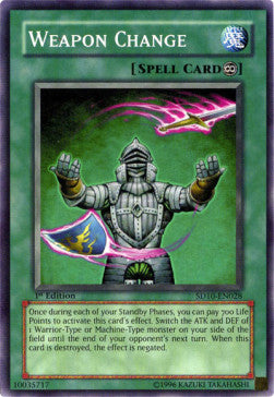 Weapon Change⁣ - Structure Deck: Machine Re-Volt⁣ (Common)⁣ [028]