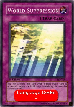 World Suppression (V.2 - Common)⁣ - Pharaoh's Servant⁣ (Common)⁣ [020]