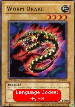 Worm Drake (V.1 - Common)⁣ - Labyrinth of Nightmare⁣ (Common)⁣ [004]