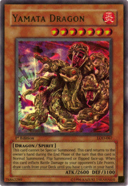 Yamata Dragon (V.1 - Ultra Rare) - Legacy of Darkness (Ultra Rare) [LOD-067]