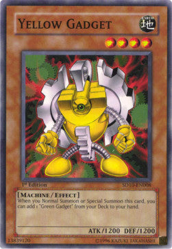 Yellow Gadget⁣ - Structure Deck: Machine Re-Volt⁣ (Common)⁣ [008]
