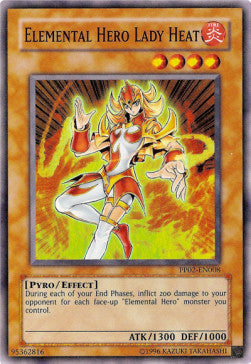 Elemental HERO Lady Heat (V.1 - Super Rare)⁣ - Premium Pack 2⁣ (Super Rare)⁣ [008]