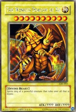 The Winged Dragon of Ra (V.1 - Secret Rare)⁣ - Gameboy Worldwide Edition Promos⁣ (Secret Rare)⁣ [003]