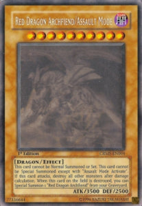 Red Dragon Archfiend/Assault Mode (V.6 - Ghost Rare)⁣ - Crimson Crisis⁣ (Ghost Rare)⁣ [004]