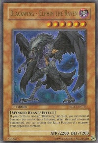 Blackwing - Elphin the Raven (V.1 - Ultra Rare)⁣ - Raging Battle⁣ (Ultra Rare)⁣ [013]