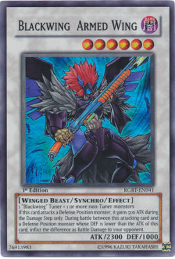 Blackwing Armed Wing⁣ - Raging Battle⁣ (Super Rare)⁣ [041]