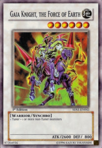 Gaia Knight, the Force of Earth⁣ - Starter Deck: Yu-Gi-Oh! 5D's⁣ (Super Rare)⁣ [042]