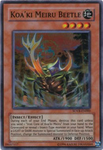 Koa'ki Meiru Beetle (V.1 - Super Rare)⁣ - Stardust Overdrive⁣ (Super Rare)⁣ [000]