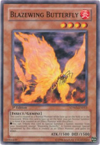 Blazewing Butterfly⁣ - Structure Deck: Warrior's Strike⁣ (Common)⁣ [012]