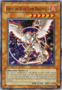 Horus the Black Flame Dragon LV6⁣ - Structure Deck: Rise of the Dragon Lords⁣ (Common)⁣ [012]