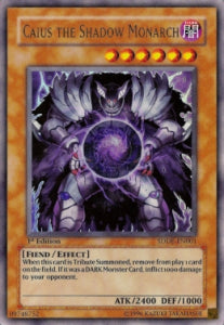 Caius the Shadow Monarch⁣ - Structure Deck: The Dark Emperor⁣ (Ultra Rare)⁣ [001]