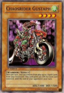 Chaosrider Gustaph⁣ - Structure Deck: The Dark Emperor⁣ (Common)⁣ [012]