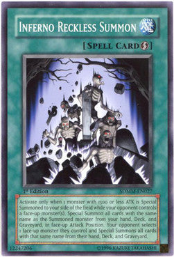 Inferno Reckless Summon⁣ - Structure Deck: Machina Mayhem⁣ (Common)⁣ [027]