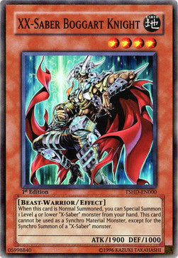 XX-Saber Boggart Knight (V.1 - Super Rare)⁣ - The Shining Darkness⁣ (Super Rare)⁣ [000]