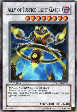 Ally of Justice Light Gazer⁣ - The Shining Darkness⁣ (Super Rare)⁣ [096]