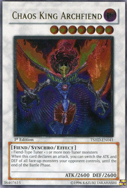 Chaos King Archfiend (V.2 - Ultimate Rare)⁣ - The Shining Darkness⁣ (Ultimate Rare)⁣ [041]