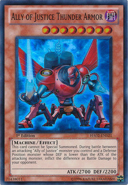 Ally of Justice Thunder Armor⁣ - Hidden Arsenal 2⁣ (Super Rare)⁣ [021]