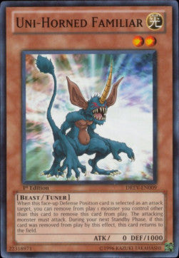 Uni-Horned Familiar⁣ - Duelist Revolution⁣ (Common)⁣ [009]